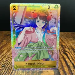 Kouzuki Hiyori OP06-106 SR One Piece Card Game English Super Rare NM - Image 1