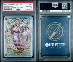 PSA 10 Shirahoshi SP EB01-057 One Piece OP11 Fist of Divine Speed Foil Gem Mint - Image 3