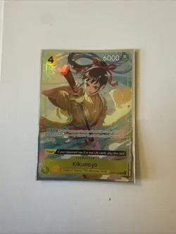 One Piece Kikunojo OP06-104 Alt Art English Near Mint Promo Premium Collection - Image 1