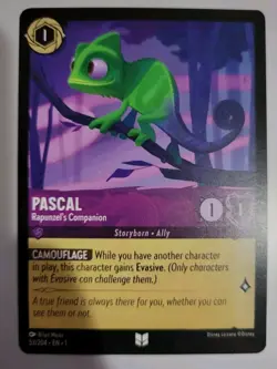 Disney Lorcana TCG The First Chapter: Pascal (053/204) - Uncommon - Near Mint - Image 1