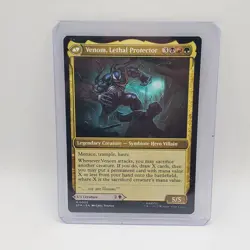 MTG, Eddie Brock, Venom, Lethal Protector (#055) Spider-Man, Non-Foil, NM Mythic - Image 2