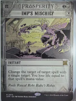 Imp's Mischief - R15 - MTG - Outlaws of Thunder Junction (OTP) - Image 1