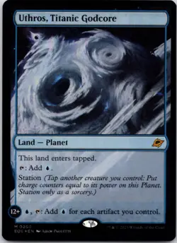 Uthros, Titanic Godcore 260 Edge of Eternities Lightly Played FOIL MTG - Image 1