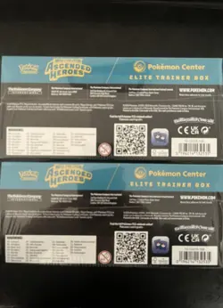 Pokemon TCG - Ascended Heroes Pokemon Center ETB Elite Trainer Box Sealed X2 - Image 3