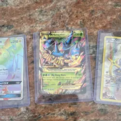 Pokemon Raichu GX 77/73, M Heracross EX XY112, Arceus, Charizard Holo German Lot - Image 2
