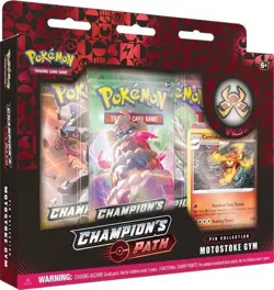 Pokemon TCG Champions Path Pin Collection Motostoke Gym Sealed - Image 1