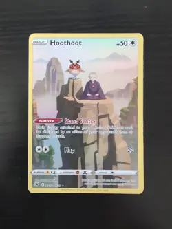 2022 Pokemon Hoothoot TG12/TG30 Swsh10: Astral Radiance Trainer Gallery Holo - Image 1