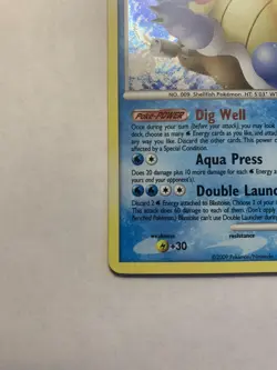 Pokemon Blastoise 2/127 Holo Rare Platinum LP - Image 4