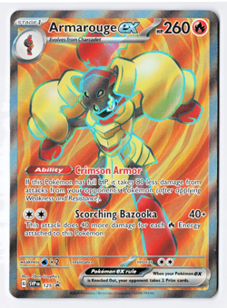 Pokemon Armarouge ex 125 - SV: Scarlet & Violet Black Star PROMO Holo 2024 NM - Image 1