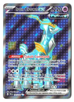 Iron Crown ex 191/162 - Pokemon Temporal Forces Ultra Rare Full Art Holo Foil NM - Image 1
