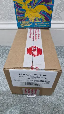 🔥4 x POKEMON CENTER CASE🔥ASCENDED HEROES ELITE TRAINER BOX ETB CENTRE TCG - Image 5