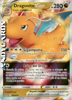 DRAGONITE VASTRO 050/078 • Rara Holo • Pokemon Go PGO POKEMON ITALIANO - Image 1