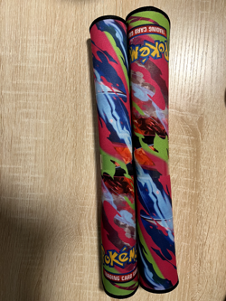 2X Pokemon Phantasmal Flames Charizard MEGA X UPC Play Mat - Rubber Playmat NEW - Image 1