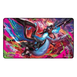 2X Pokemon Phantasmal Flames Charizard MEGA X UPC Play Mat - Rubber Playmat NEW - Image 2