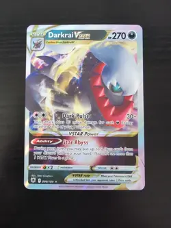 2022 Pokemon Darkrai VSTAR 099/189 Swsh10: Astral Radiance Holo - Image 1