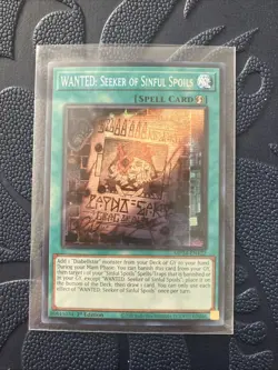 Yu-Gi-Oh! TCG 1x WANTED: Seeker of Sinful Spoils MP24-EN122 x1 PRISM YUGIOH! - Image 1