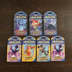 Disney Lorcana TCG - Ursula’s Return Into The Inklands Sleeved Booster Packs LOT - Image 1