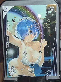 Rem Beautiful And Elegant Project Card Goddess Story Anime SSR SSR-002 - Image 1