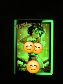 Fasha Dragonball Z Custom Glow In The Dark Waifu Card Fan Art - Image 2