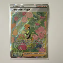Pokemon Gardenia's Vigor Trainer Full Art Ultra Rare Holo Card GG61/GG70 - Image 1