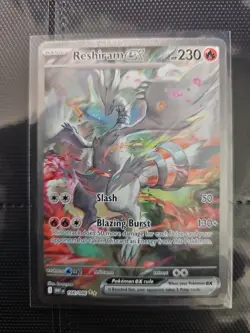 Reshiram EX Sir 166/086 White Flare English Card Fresh Pack Minty - Image 1