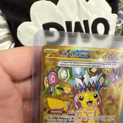 Pokemon TCG New Set Pikachu 247/191 Hyper Rare Gold Card Surging Sparks - Image 3