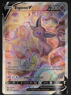 Pokemon TCG Eevee Evolutions V Full Art Holo Promo 9 Card Lot Espeon Umbreon - Image 4