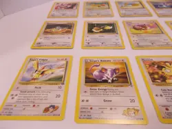 Pokemon Card Lot of 15 Cards Dunsparce, Koga's Pidgey, Meowth, Persian - Lot #26 - Image 5
