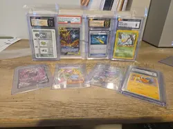 Pokemon Mixed Lot CGC Pristine 10 PSA 9 + SAR SR Japanese Raw, 8 Total Cards - Image 1
