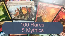 100 Random MTG Rares + 5 Mythics Bulk Magic the Gathering Lot - Commander Legal - Image 1