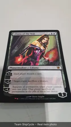 Liliana of the Veil 1x FOIL ISD MTG Innistrad Mythic MINT black G2U - Image 2