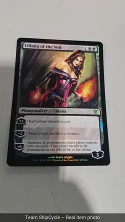 Liliana of the Veil 1x FOIL ISD MTG Innistrad Mythic MINT black G2U - Image 3