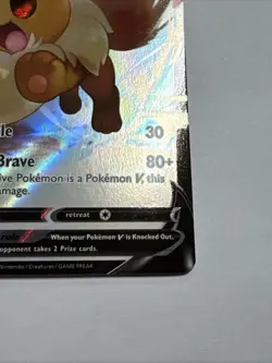 Eevee V #108 Ultra Rare Crown Zenith Pokemon TCG - Image 4