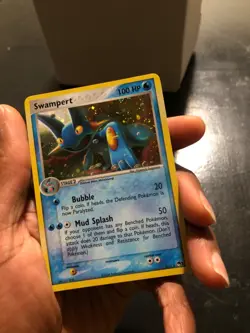 Swampert 5/17 Holo POP SERIES 1 FART SWIRL Rare Promo 2004 Pokemon NM - Image 4