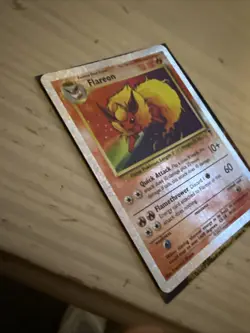 2002 WOTC POKEMON LEGENDARY COLLECTION FLAREON 10/110 REVERSE HOLO FOIL NM - Image 4
