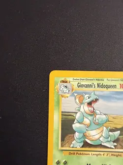 Pokemon TCG Giovanni's Nidoqueen Gym Challenge 23/132 Non-Holo Unlimited Rare NM - Image 3