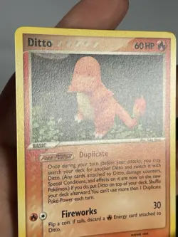 2005 Pokemon EX Delta Species Ditto Charmander Uncommon 61/113 - Image 3