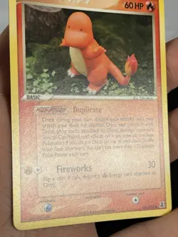 2005 Pokemon EX Delta Species Ditto Charmander Uncommon 61/113 - Image 4