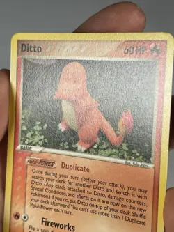 2005 Pokemon EX Delta Species Ditto Charmander Uncommon 61/113 - Image 5