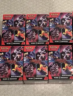 Pokemon TCG Destined Rivals Booster Bundle Lot of 6 - Image 1