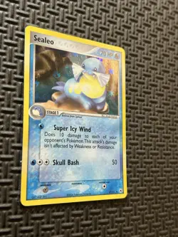 Pokemon TCG EX Hidden Legends Sealeo 47/101 Reverse Holo Uncommon LP - Image 2