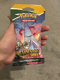 Pokemon TCG - Evolving Skies Sleeved Booster Pack Sword & Shield SEALED - Image 2
