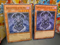 🔥 2 X Barrier Statue of The Abyss 1st Edition Yu-Gi-Oh ( N Mint )🔥 - Image 3