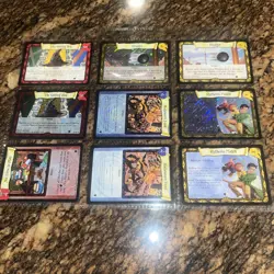 Harry Potter 2001 TCG Foil & Base Card Lot Of 9 Harry Potter Warner Bros. Lot 13 - Image 1