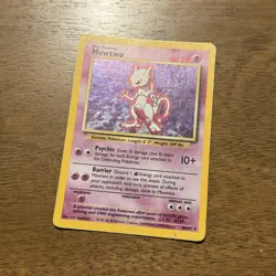 Pokemon TCG Mewtwo Base Set Holo Rare Card 10/102 - Image 3