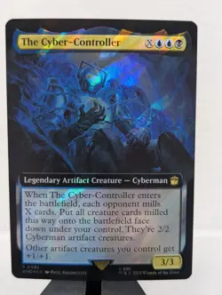 The Cyber-Controller (Extended Art) (Surge Foil) - Universes Beyond: Doctor MTG - Image 1