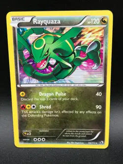 Rayquaza HOLO RARE 93/113 Pokemon BW Legendary Treasures TCG Card NM 2013 - Image 1