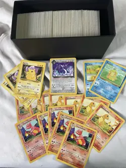 Huge Collection Bulk Lot Of 550+ Pokemon Cards Vintage 1999 WOTC - Image 1