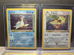 Vintage Pokemon card collection 4 card lot Vintage WOTC TCG ALL Holos English - Image 2