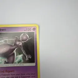 Mewtwo RARE card 75/214 Sun & Moon Unbroken Bonds Non-Holo 2019 Pokemon TCG - Image 2